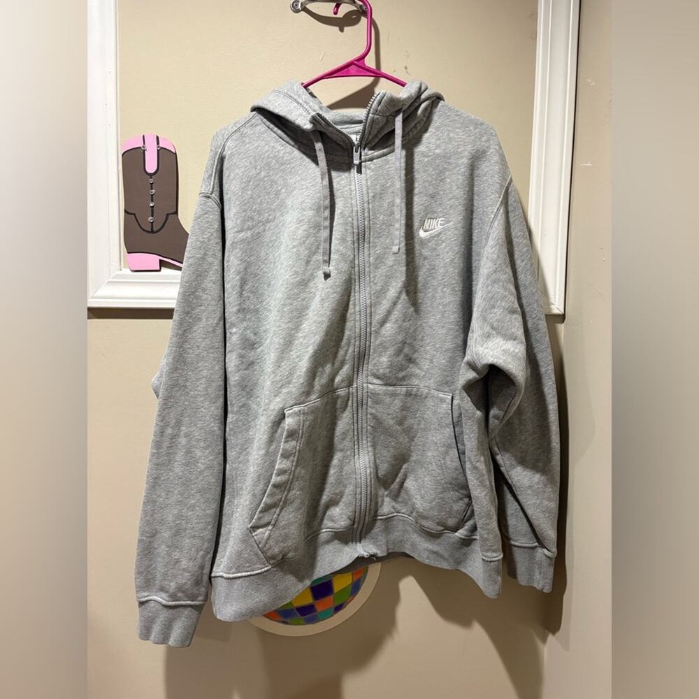 Nike Gray Fleece Hoodie
